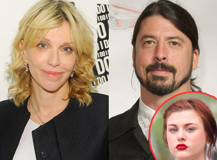 Courtney Love, Dave Grohl, Frances Bean Courtney Love, Dave Grohl, Frances Bean